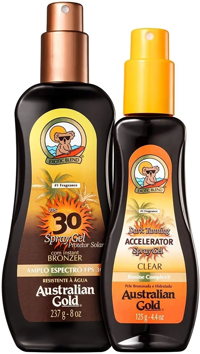 Protetor Solar Australian Gold FPS30 237ml + Bronzeador 125ml