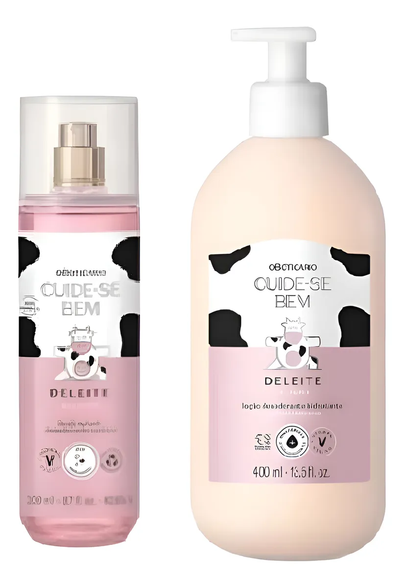 Body Splash Deleite 200ml + Hidratante De Corporal O Boticar