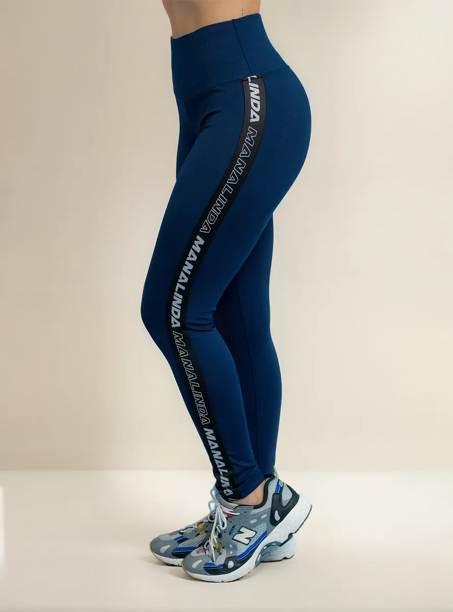 Legging Fitness Feminina Alta Manalinda Adulto Academia