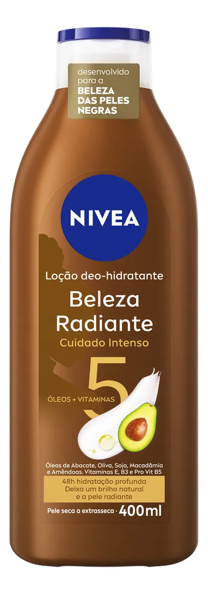 Creme Hidratante Nivea Body Beleza Radiante Intenso 400ml
