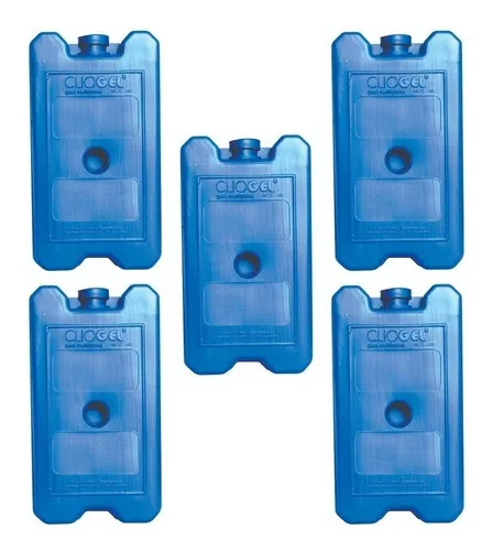5 Gelo Reutilizável Artificial 200 Ml Ideal Cooler Bebidas