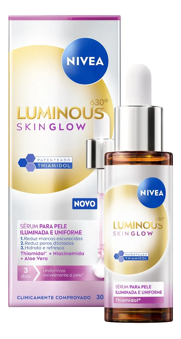 Nivea Luminous630 Skin Glow Sérum 30ml Todo Tipo De Pele Dia/noite
