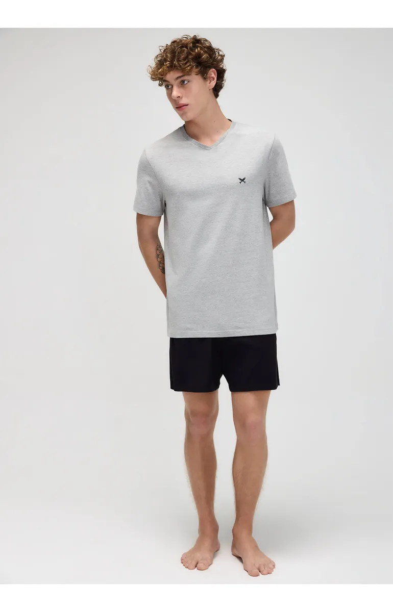 Pijama Masculino Curto Em Malha Hering