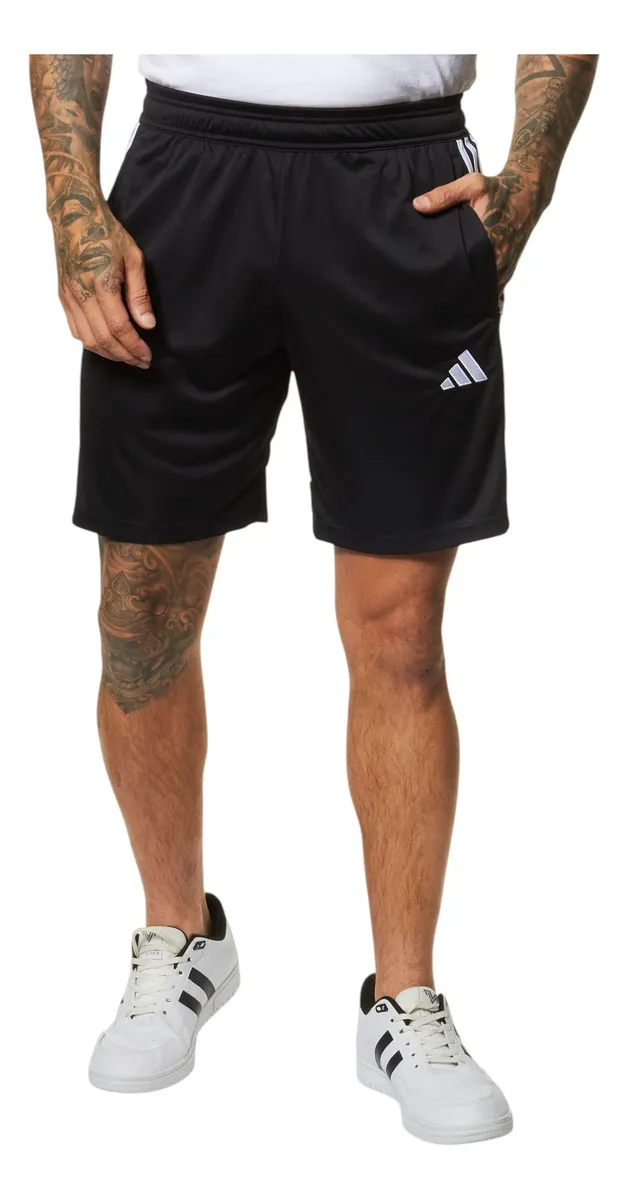 Shorts Masculino Futebol Tiro 25 Essentials Poliéster adidas