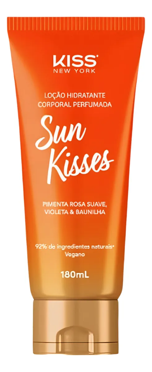 Loção Hidratante Corporal - Kiss New York Fragrância Sun kisses