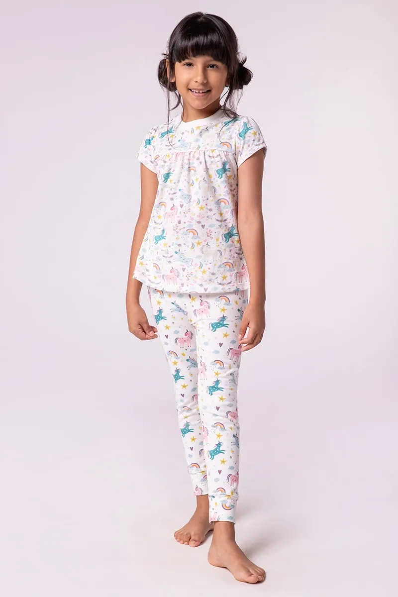 Pijama Infantil Feminino Com Legging Lupo