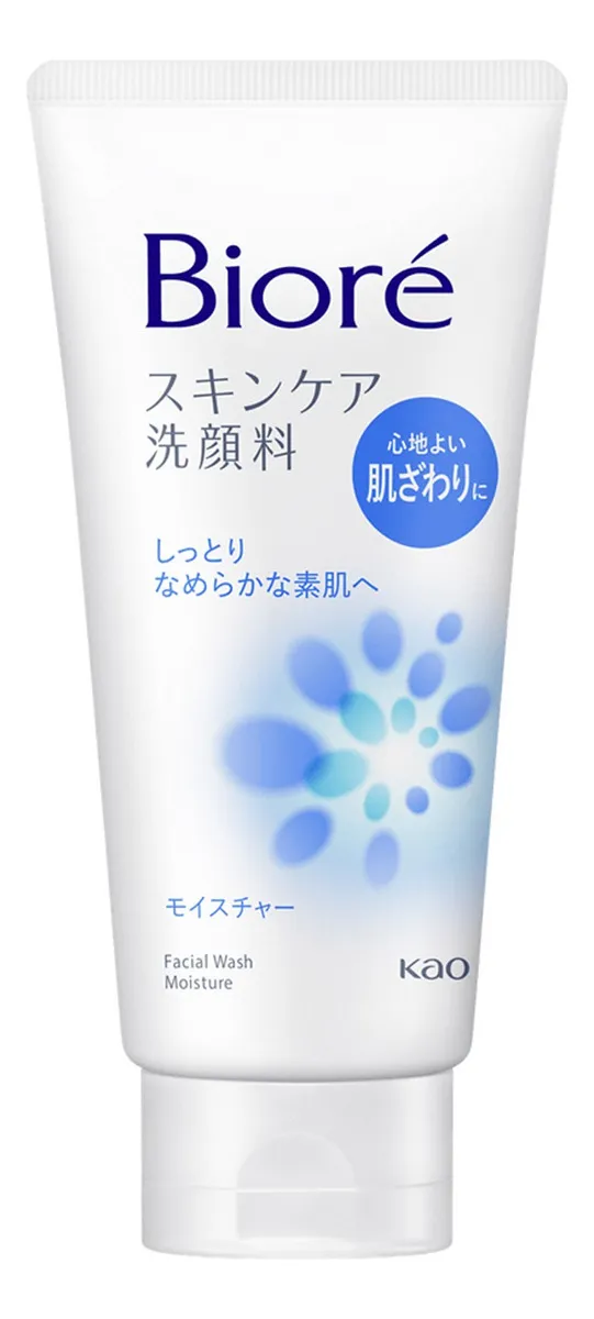 Creme Sabonete De Limpeza Facial Hidratante Bioré Pele Seca 130g Bioré Sabonete Facial Hidratante