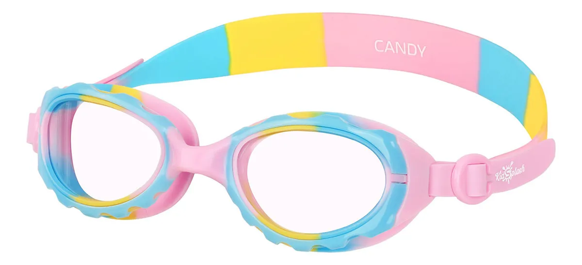 Óculos De Natação Speedo Candy Infantil 2 A 6 Anos Antifog Cor Rosa/Cristal