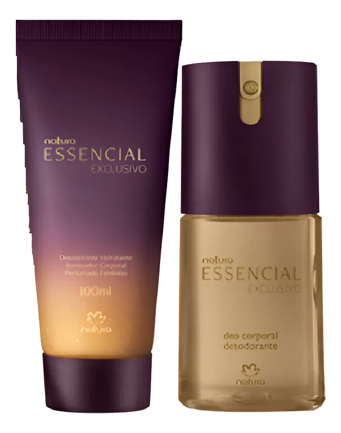 Kit Hidratante Iluminador Natura Essencial Exclusivo + Deo Floral