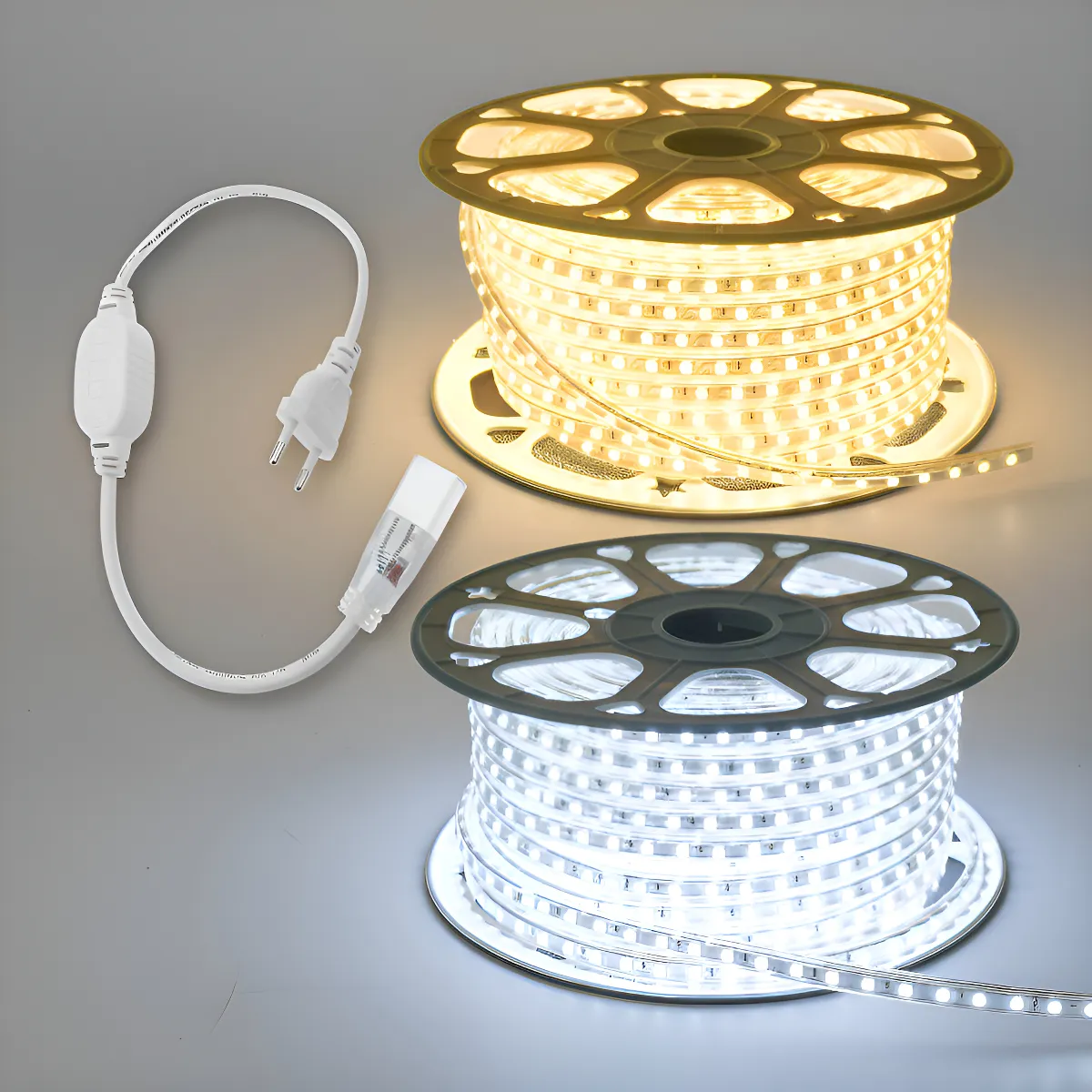 Mangueira Led 5050 Chata 25m Branco Quente Ou Frio