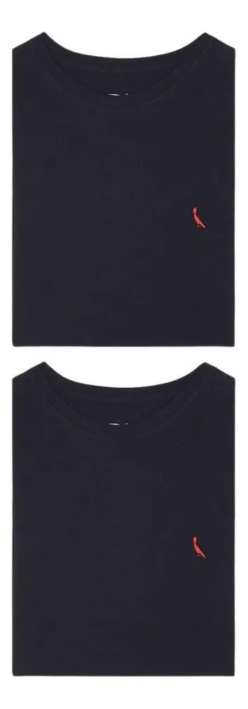 Kit 2 Camisetas Brasa Pica Pau Bordado Reserva