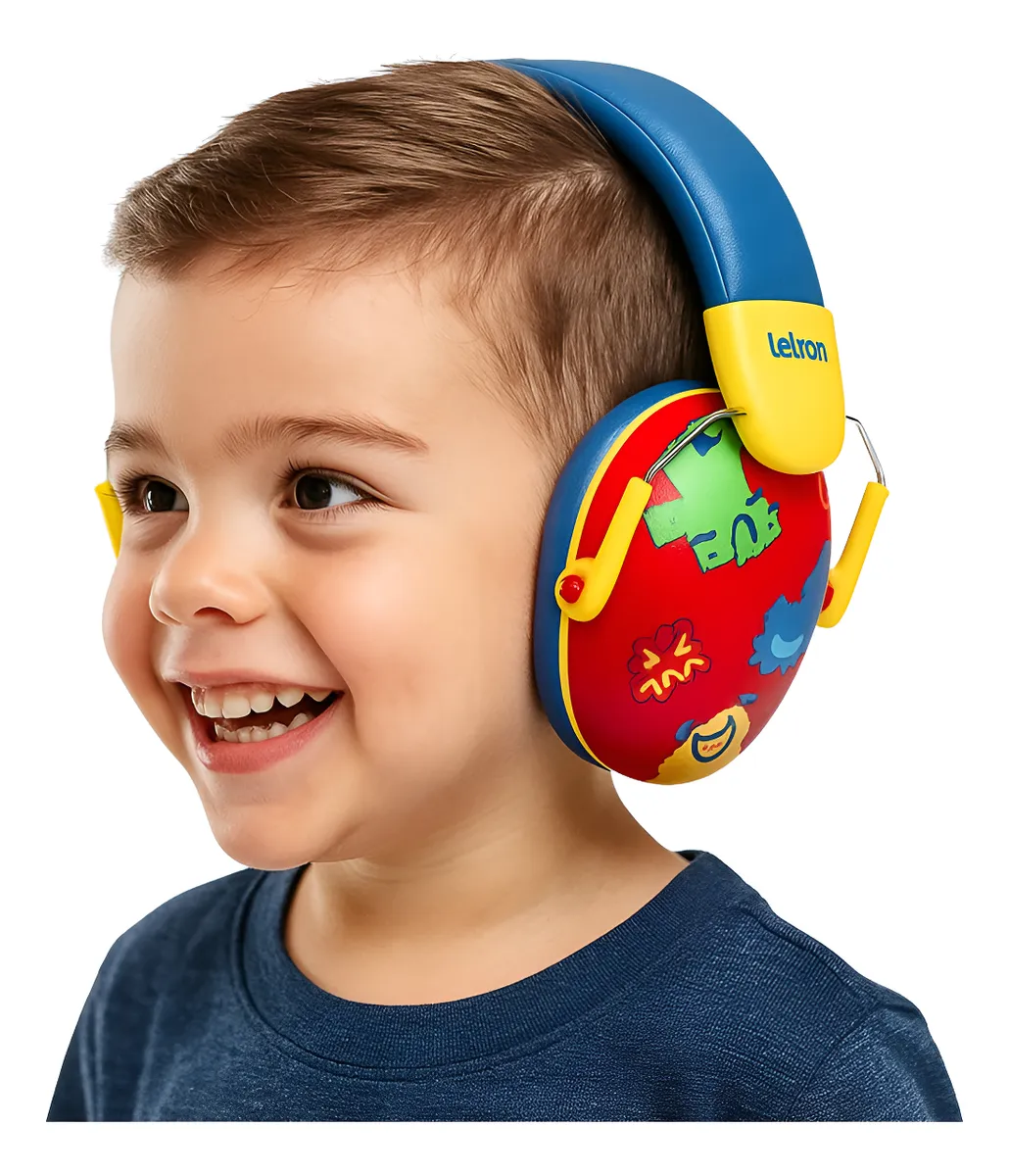Abafador De Ruido Infantil Criança Autista Fone Som Tea