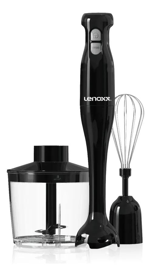 Mixer Power 3x1 Processador Turbo 60hz 200w Lenoxx Preto