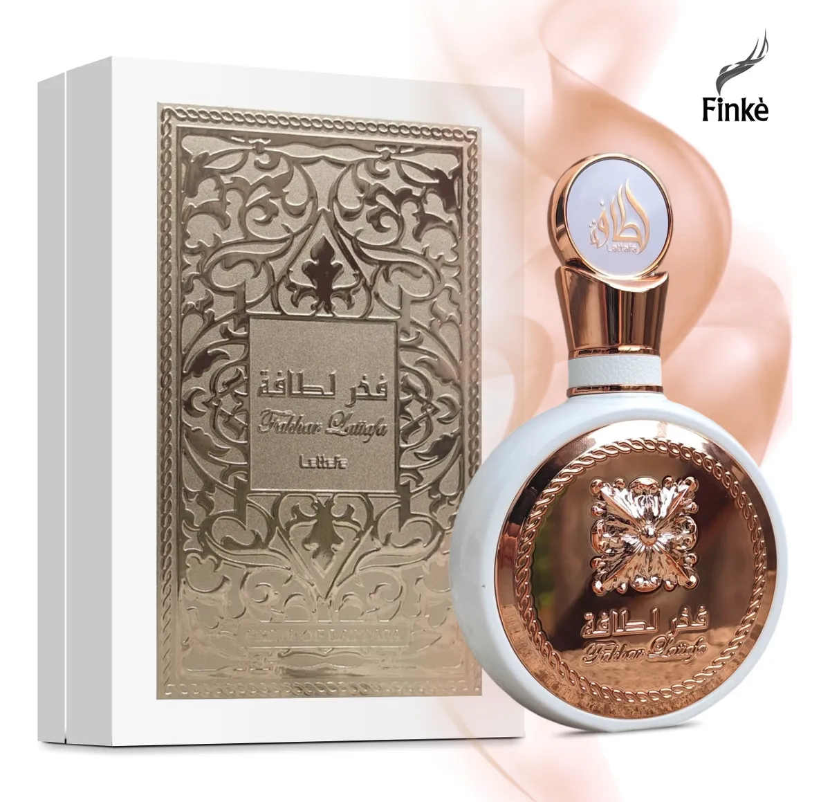 Perfume Árabe Fakhar Rose Lattafa Feminino 100ml Eau De Parfum