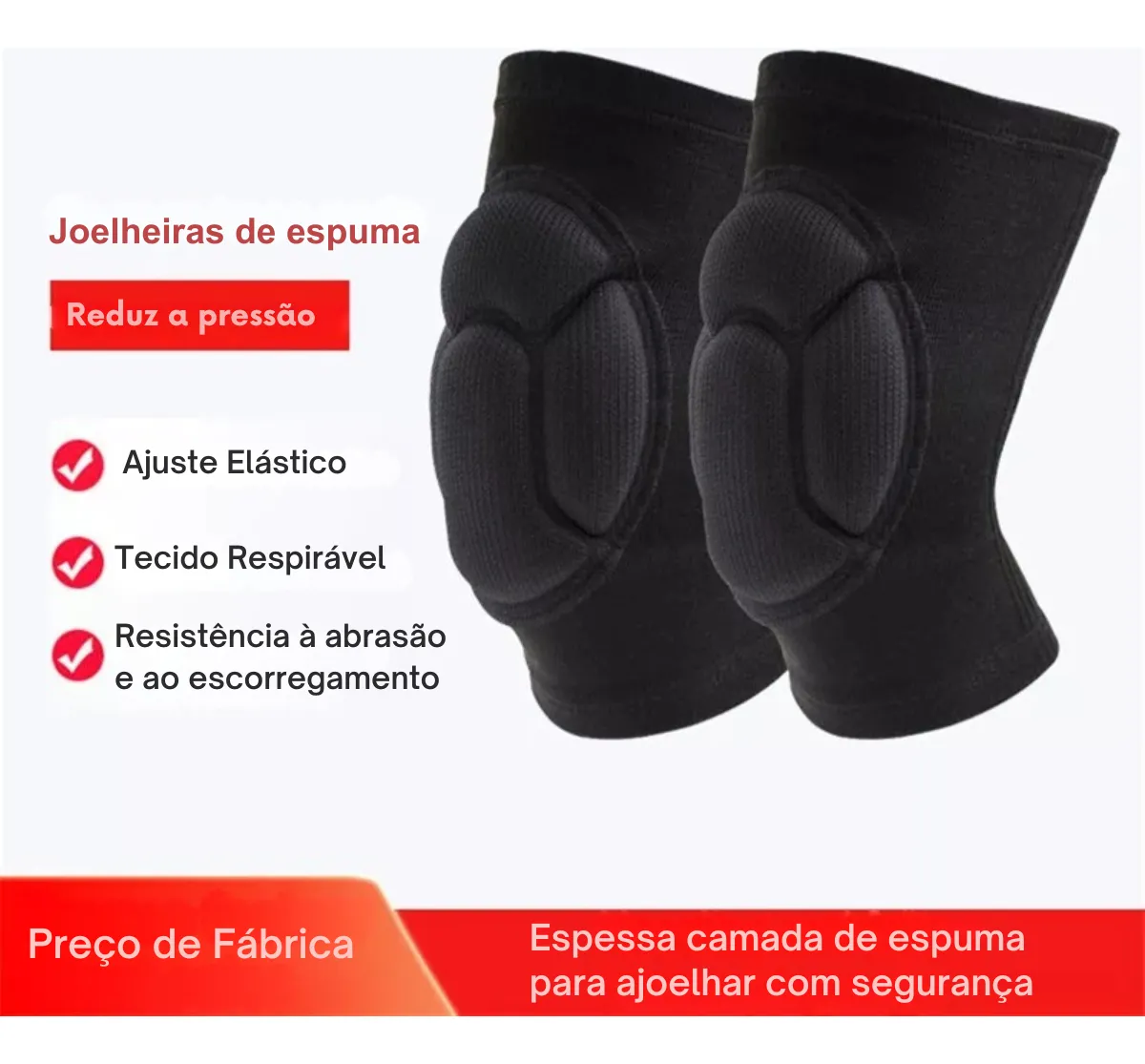 Joelheiras Para Volei Anti Impacto