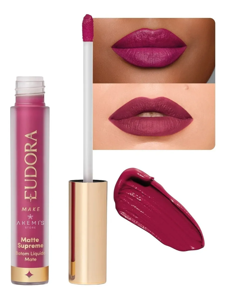 Batom Líquido Matte Supreme Ultra Confortável A Cor Cor Fúcsia Valioso