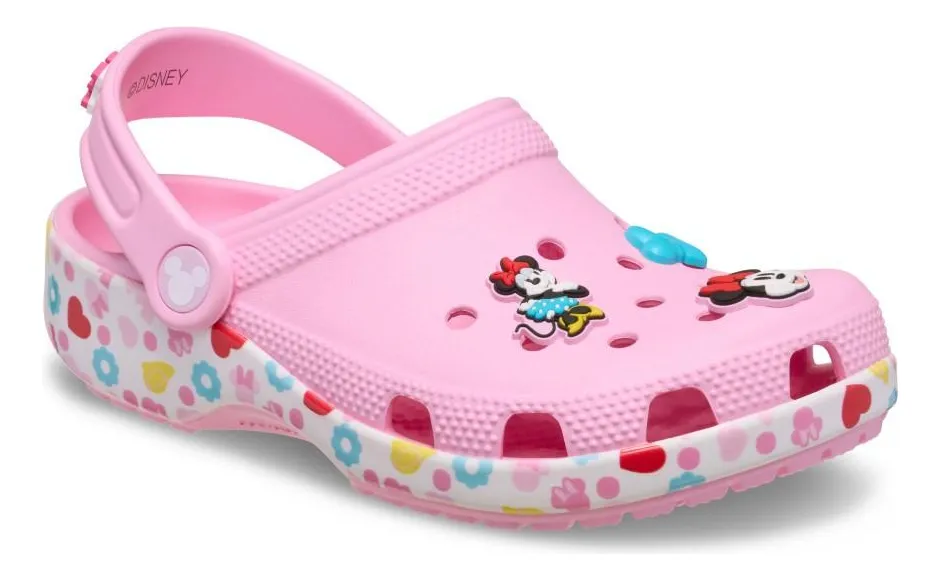 Sandália Crocs Mickey Friends Minnie Classic Clog K Multi