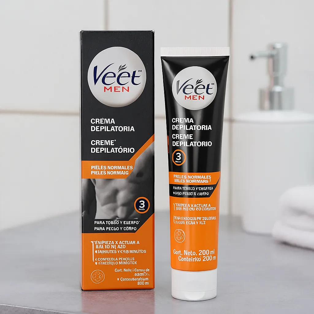 Creme Depilatório 200ml Remoção Rápida E Indolor Men Veet