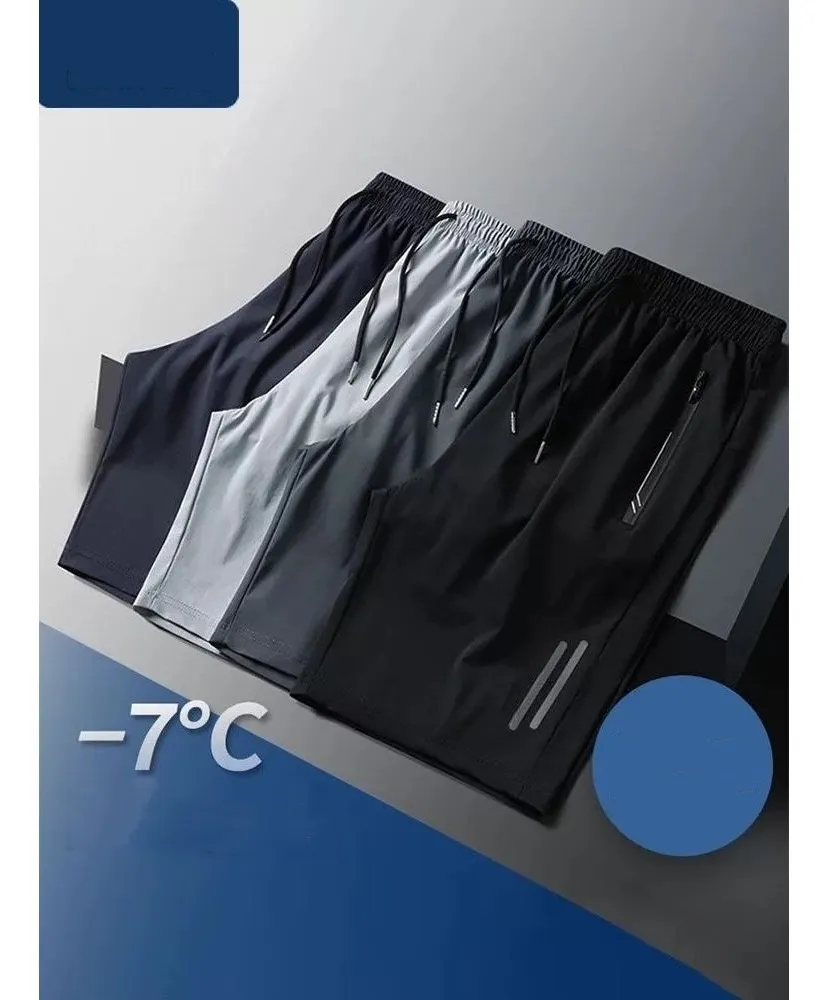 Kit 3 Bermuda Masculina Importada Seda Secagem Rápida