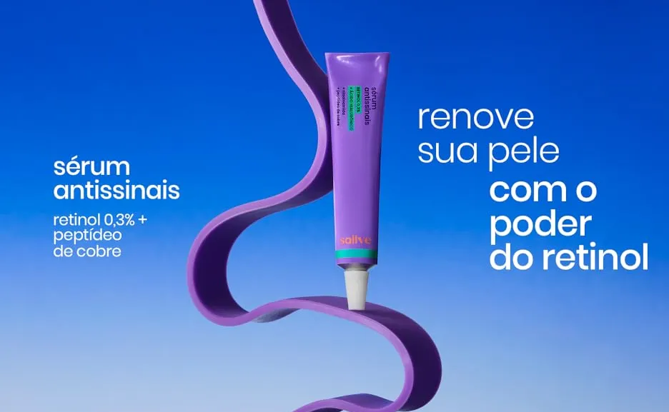 Sérum Antissinais Retinol e Ácido Hialurônico 30g Sallve