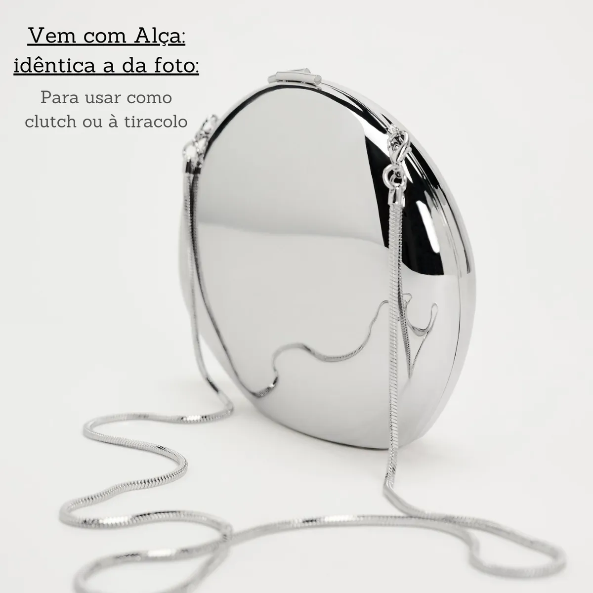 Bolsa Clutch Metal Brilho De Festa Casamento Madrinhas Luxo