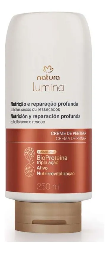 Natura Lumina Creme De Pentear Nutrição E Reparação 250ml