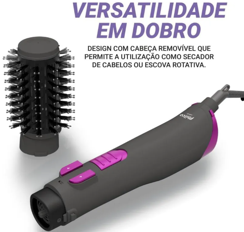 Escova Rotativa Philco PER02 1300W Bivolt