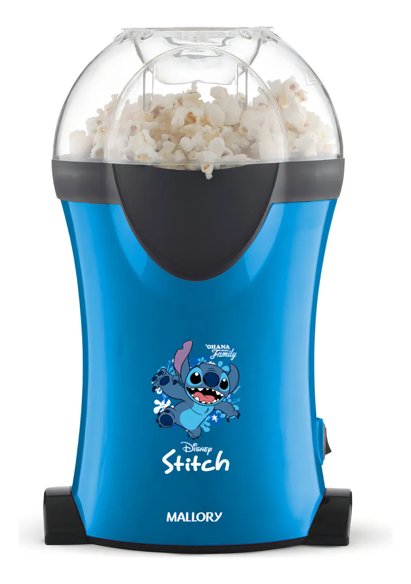 Pipoqueira Elétrica Stitch Mallory Cor Azul